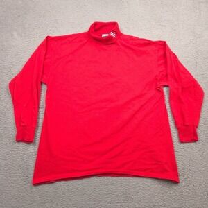 Team Rated Vintage 1995 San Francisco 49ers Turtleneck Men XL Red USA